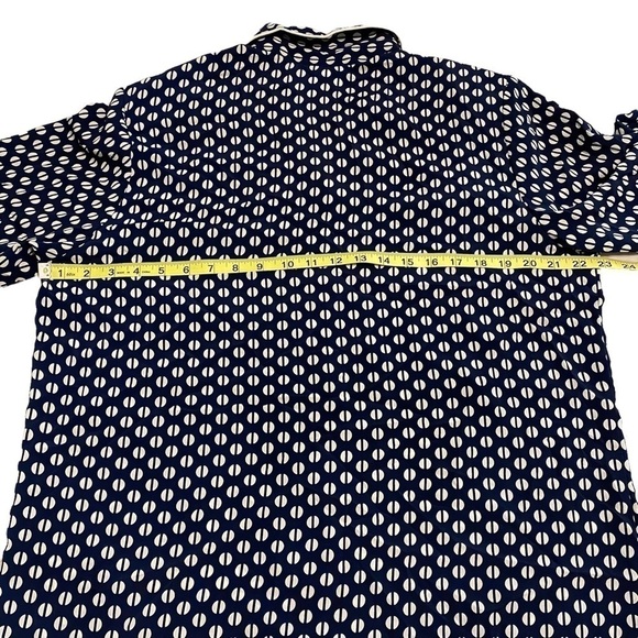 Haberdashery by Leslie Fay pajama Top, Navy/White, size 14 - Picture 7 of 7